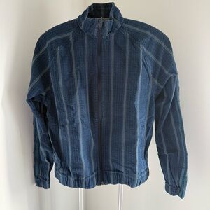 Adidas Men Striped Sports Jacket with Vintage look (size: small)